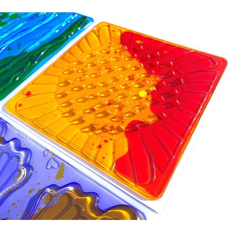 Soft Textured Sensory Floor Tiles – Set of 6, Sensory toy Learning SPACE