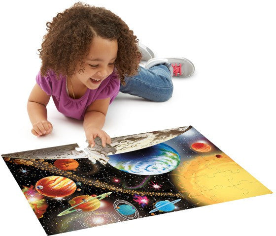 Solar System Floor Jigsaw Puzzle 48 Pieces, Learning SPACE