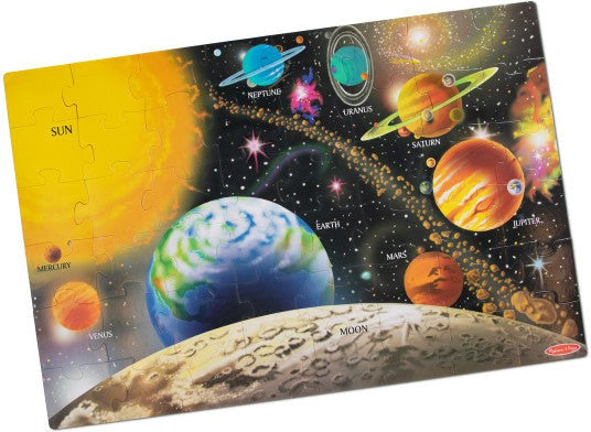 Solar System Floor Jigsaw Puzzle 48 Pieces, Learning SPACE