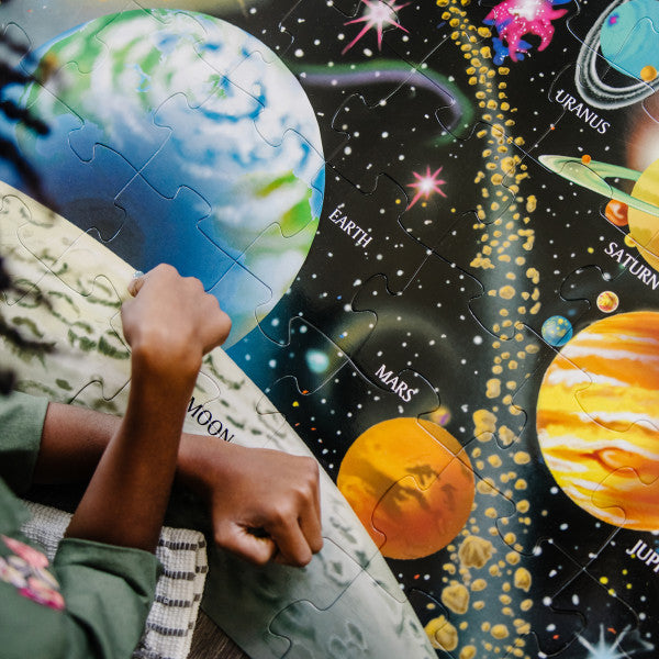 Solar System Floor Jigsaw Puzzle 48 Pieces, Learning SPACE