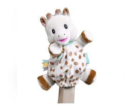 Sophie la girafe - Sweety Sophie Hand Puppet Comforter Baby Gift-Stuffed Toys-AllSensory, Baby Sensory Toys, Baby Soft Toys, Comfort Toys, Gifts for 0-3 Months, Gifts For 3-6 Months, Imaginative Play, Puppets & Theatres & Story Sets, Sophie la girafe-Learning SPACE