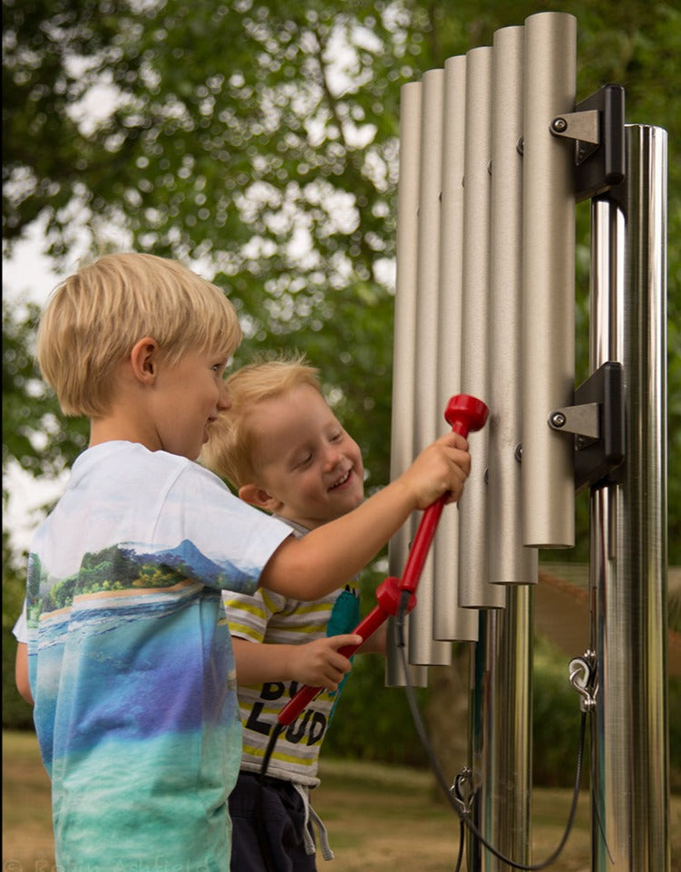 Soprano Pentatonic Freechimes with Legs - Sensory Garden Musical Instrument, Learning SPACE