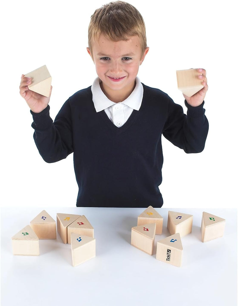 Sound Prism Set Of 12 - Help Learn Colours And Weights, Learning SPACE