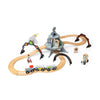Space Train Set Wooden Toy Railway, Learning SPACE