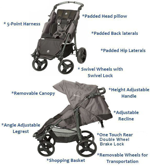 Special Tomato® eio Push Chair, Learning SPACE