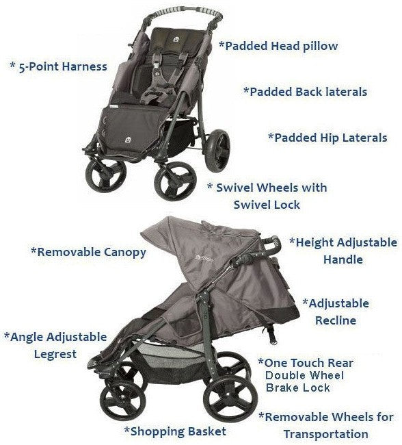 Special Tomato® eio Push Chair, Learning SPACE