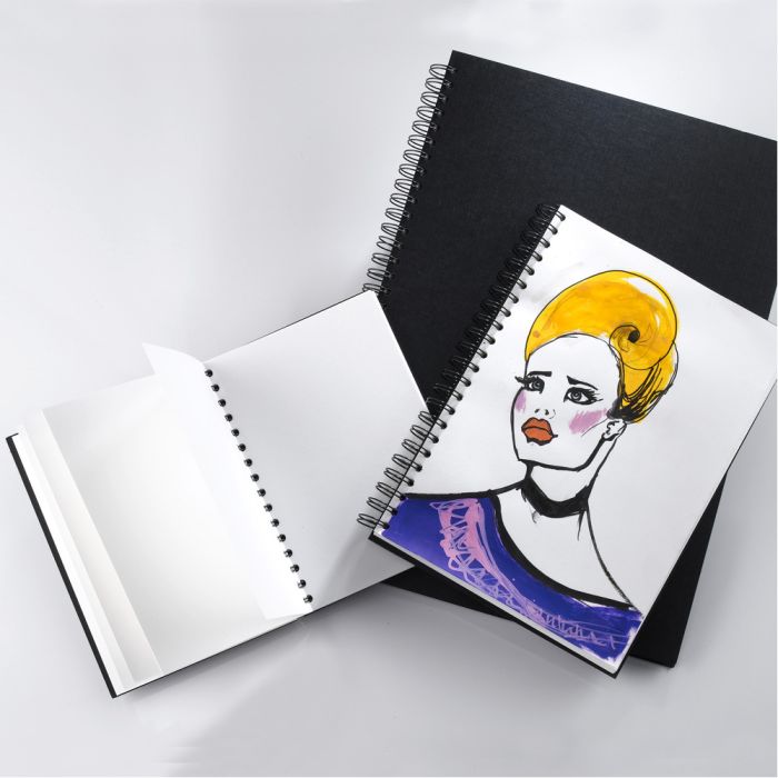 Specialist Crafts Eco-Friendly Portrait Spiral Sketch Pads – A3 & A4, Learning SPACE