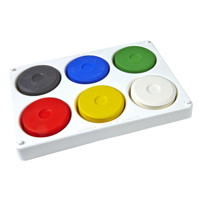 Specialist Crafts Tempera Blocks Size 2 - 6 Well Palette, Learning SPACE