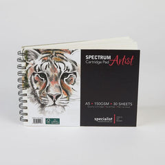 Spectrum Artist Cartridge Pad – A4 and A5 Sizes-Art Materials,Arts & Crafts,Drawing & Easels,Early Arts & Crafts,Paper & Card,Primary Arts & Crafts-A5-D399C-Learning SPACE