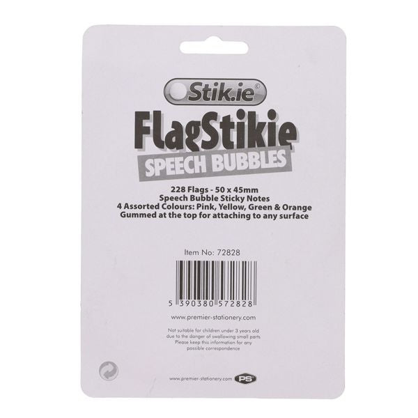 Speech Bubble Sticky Notes Pack of 4