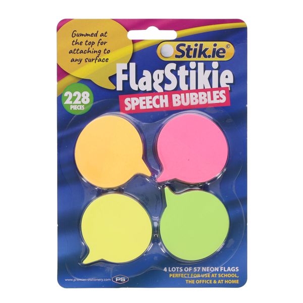 Speech Bubble Sticky Notes Pack of 4