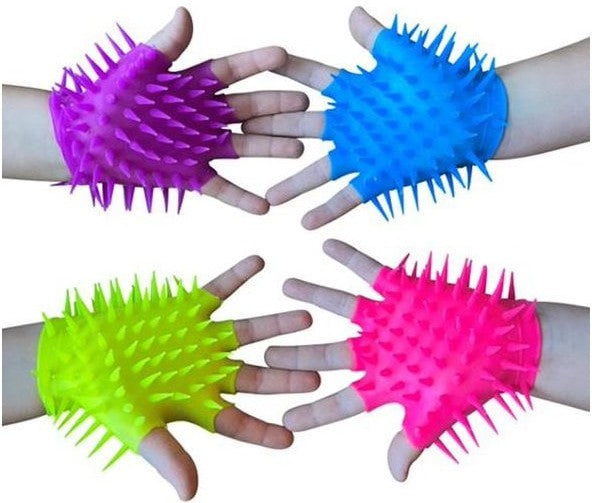 Spikey Glove 4 Pack, Stress Relief Toys Learning SPACE
