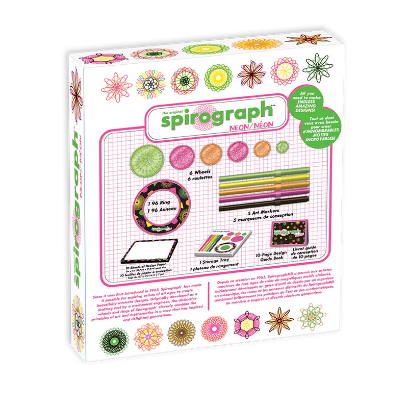Spirograph Neon Set – Spiral into a World of Glowing Creativity!, Learning SPACE