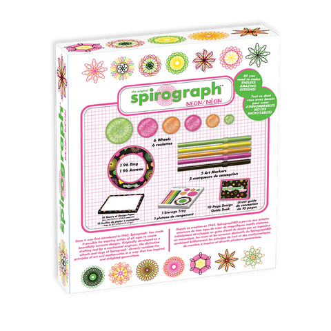 Spirograph Neon Set – Spiral into a World of Glowing Creativity!-excell2,Vivid Goliath-Learning SPACE
