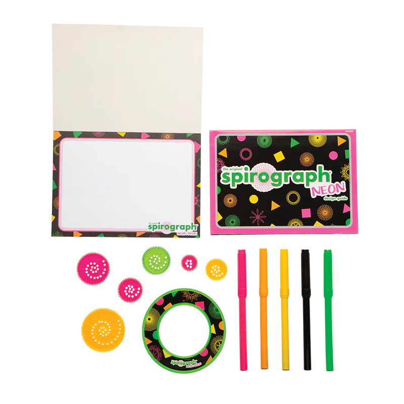 Spirograph Neon Set – Spiral into a World of Glowing Creativity!, Learning SPACE