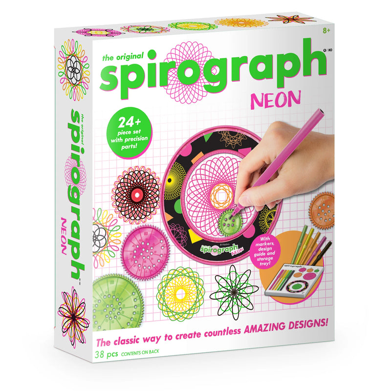 Spirograph Neon Set – Spiral into a World of Glowing Creativity!, Learning SPACE