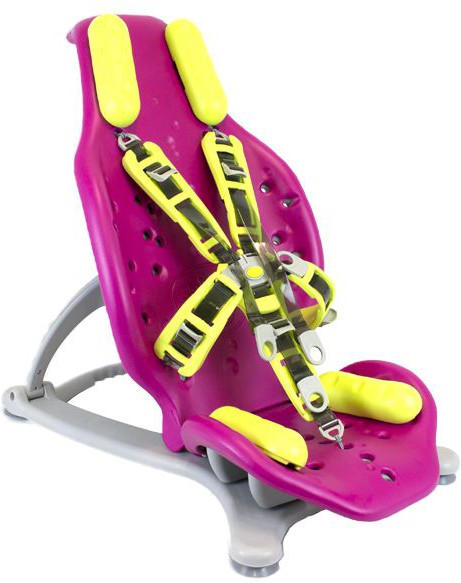 Splashy - Portable Bath Seat, VAT Exempt Pink Green Learning SPACE