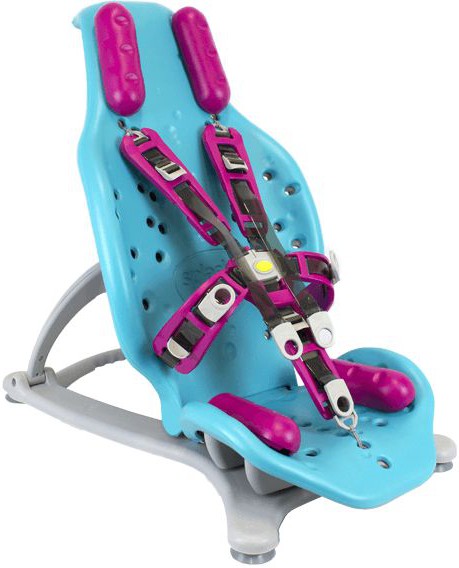 Splashy - Portable Bath Seat, VAT Exempt Blue Pink Learning SPACE