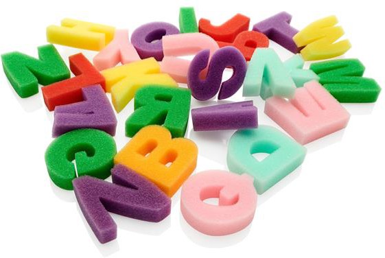 Sponge Alphabet A-Z, Learning SPACE