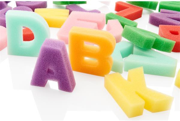 Sponge Alphabet A-Z-Art Materials,Arts & Crafts,Baby Arts & Crafts,Crafty Bitz Craft Supplies,Early Arts & Crafts,Early Years Literacy,Learn Alphabet & Phonics,Literacy Toys,Painting Accessories,Primary Literacy,Stock-Learning SPACE