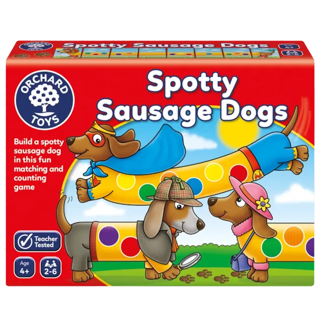 Spotty Sausage Dogs Board Game, Learning SPACE