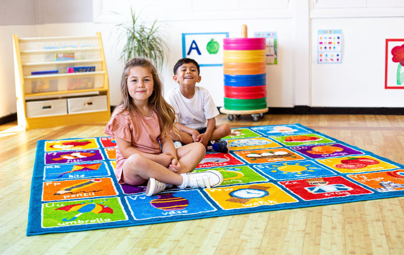 Square Alphabet 2x2m Carpet, Learning SPACE