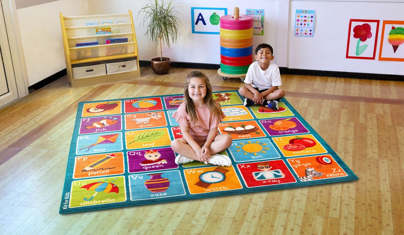 Square Alphabet 2x2m Carpet, Learning SPACE