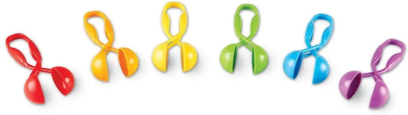 Squeezy Tweezers™ Pack of 6 - For Fine Motor Skills, Learning SPACE