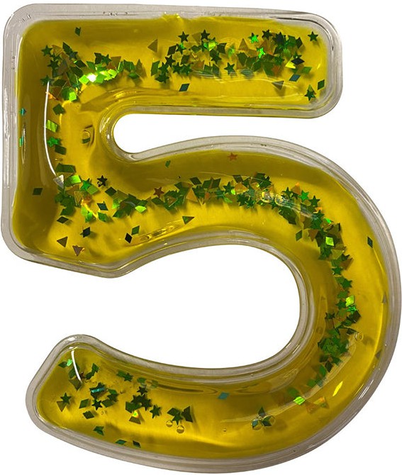 Squidgy Sparkle Gel Numbers 0-9, Learning SPACE