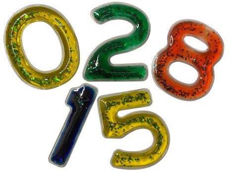 Squidgy Sparkle Gel Numbers 0-9, Learning SPACE