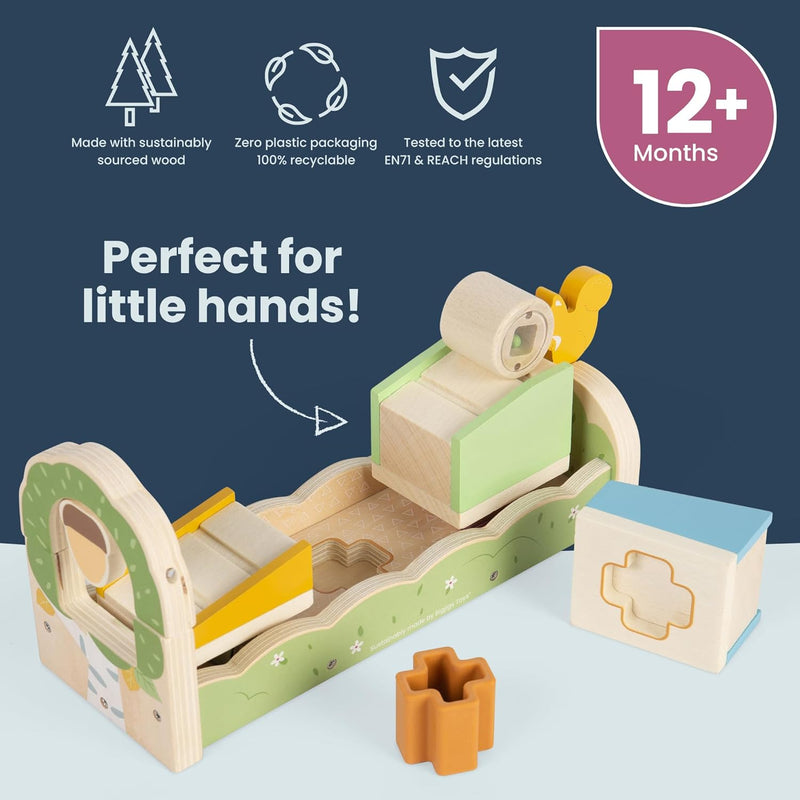 Squirrel Ramp Sorter – Sort, Slide & Squeak with Woodland Fun!, Learning SPACE