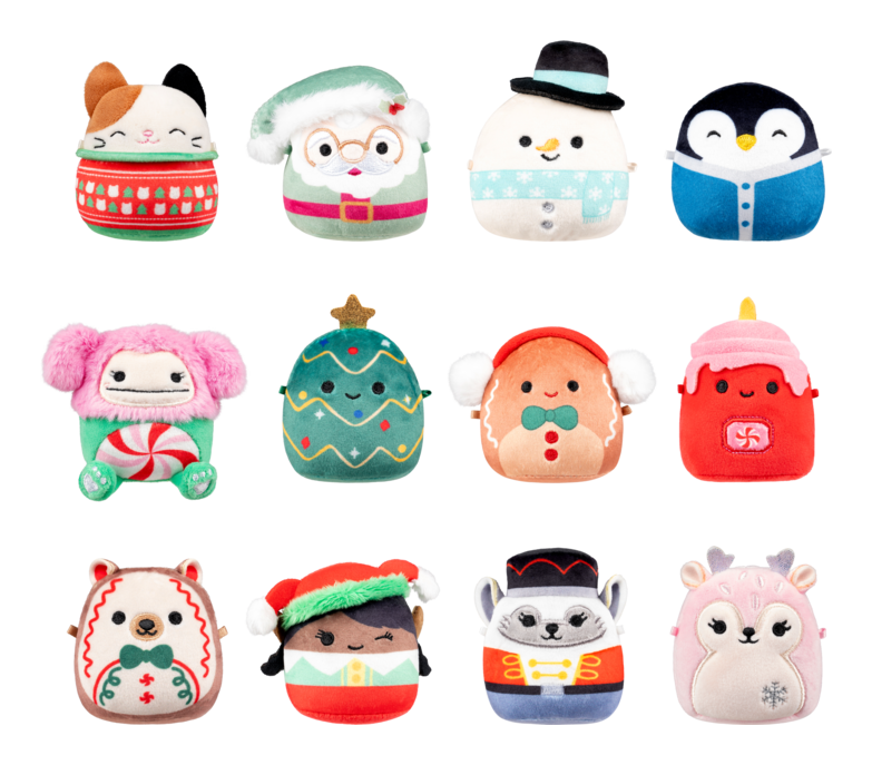 Squishmallows - Micromallows 12 Piece Advent Calendar, Learning SPACE