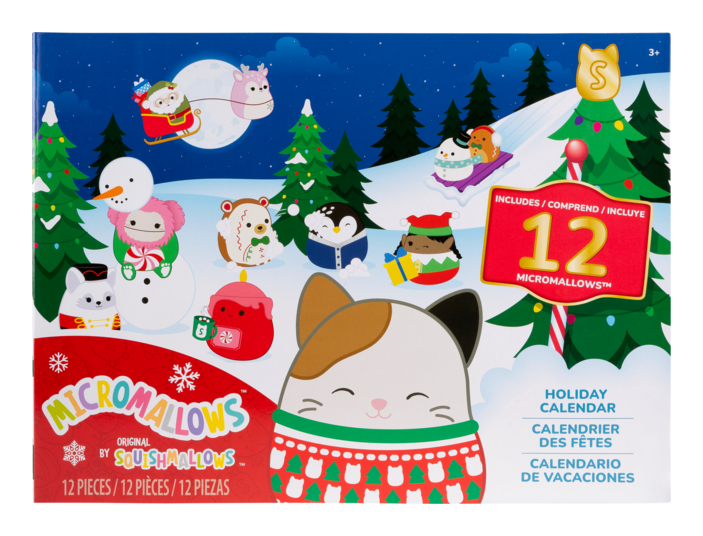 Squishmallows - Micromallows 12 Piece Advent Calendar, Learning SPACE