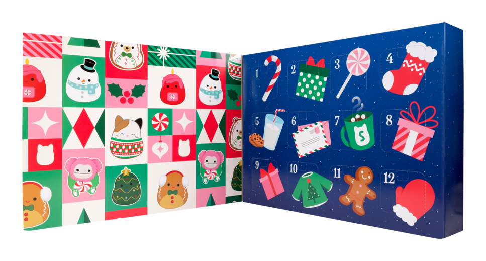 Squishmallows - Micromallows 12 Piece Advent Calendar, Learning SPACE