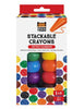 Stackable Crayons-Art Materials,Arts & Crafts,Bigjigs Toys,Crayons,Drawing & Easels,Early Arts & Crafts,Tiger Tribe-Learning SPACE