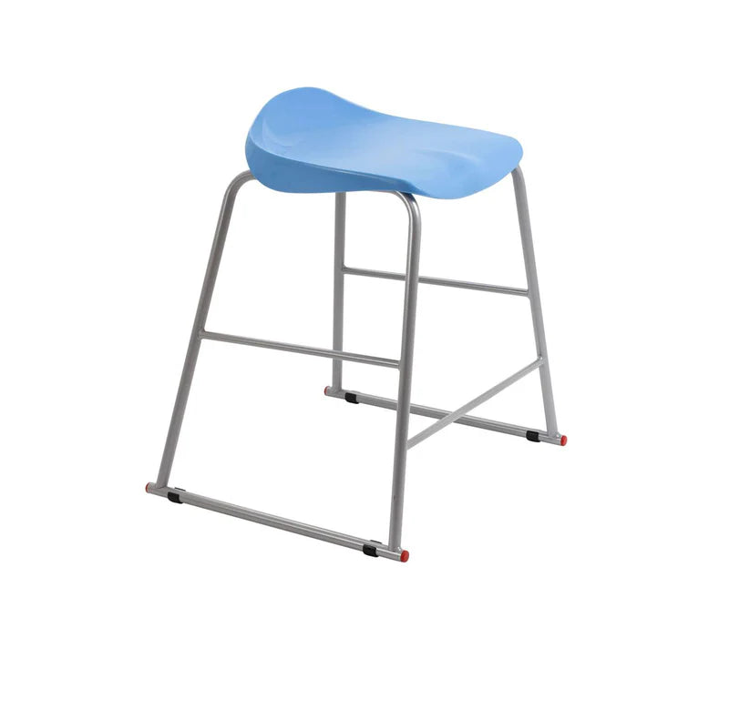 Stackable Titan Stool, Size 4 Blue Learning SPACE