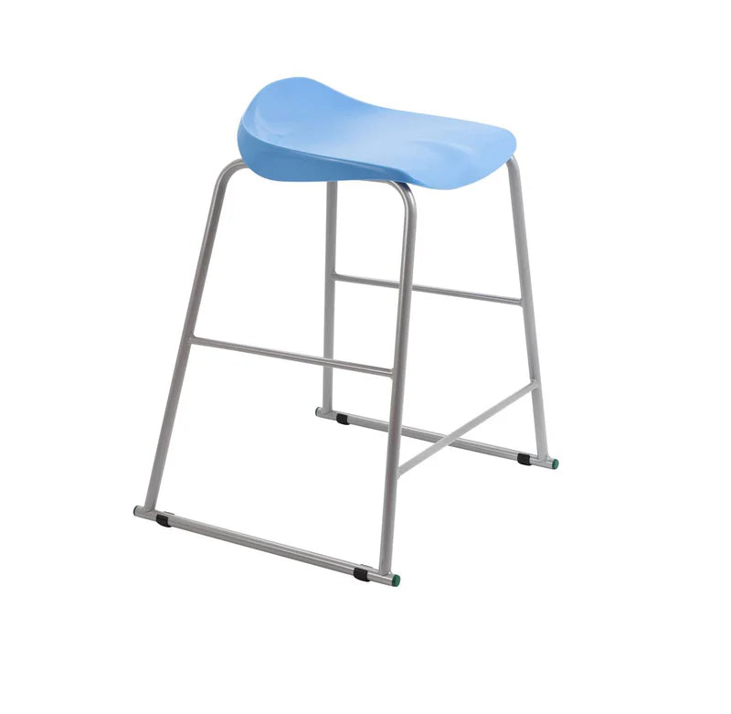 Stackable Titan Stool, Size 5 Blue Learning SPACE
