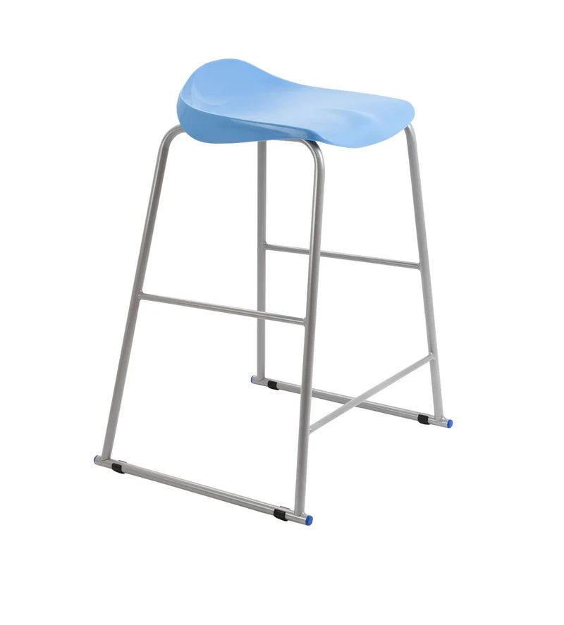 Stackable Titan Stool, Size 6 Blue Learning SPACE