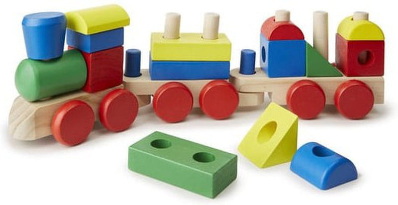 Stacking Train Wooden Toy – Classic Play with a Colourful Twist!, Learning SPACE