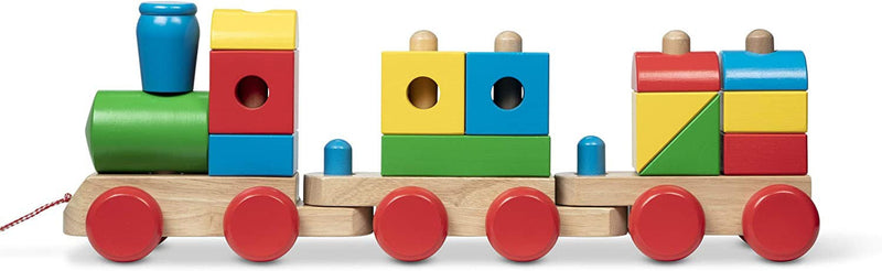 Stacking Train Wooden Toy – Classic Play with a Colourful Twist!, Learning SPACE