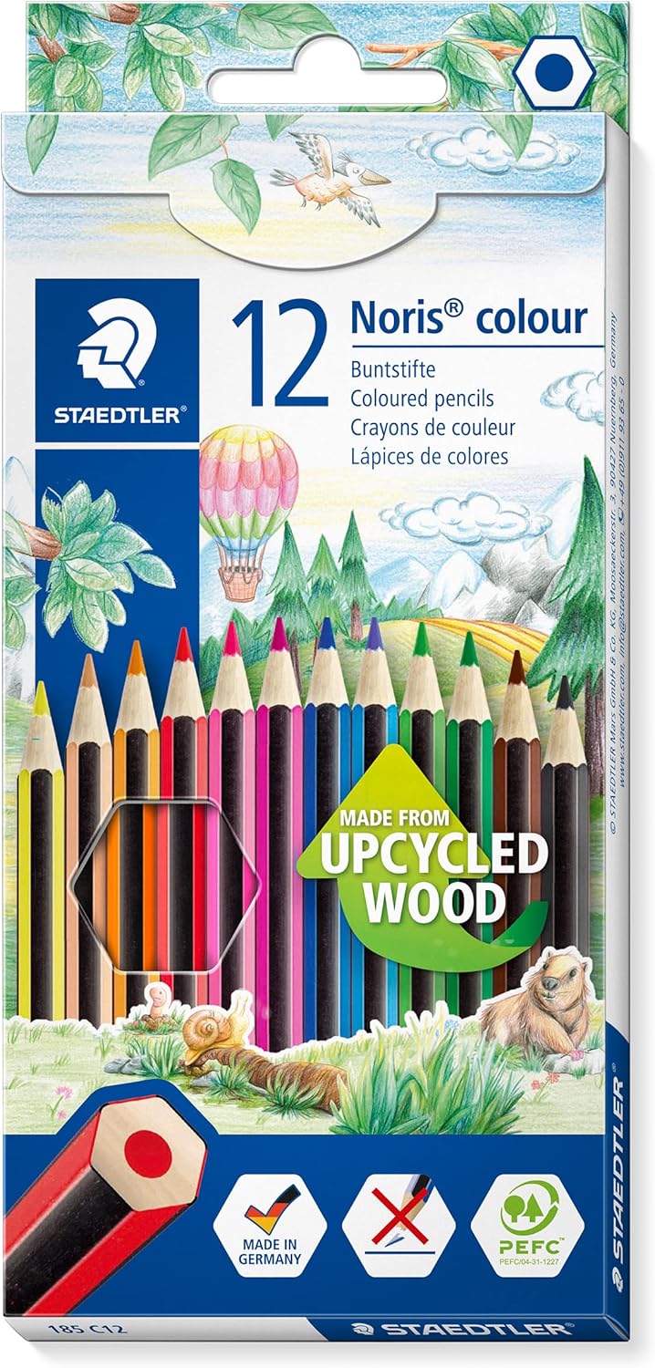 Staedtler Noris Club Colouring Pencils – Assorted Pack of 12, Learning SPACE