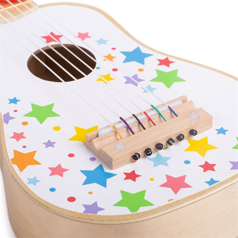 Star Guitar - Children's Musical Instrument-Additional Need, AllSensory, Baby Musical Toys, Baby Sensory Toys, Bigjigs Toys, Early Years Musical Toys, Fine Motor Skills, Helps With, Music, Primary Music, Sound, Sound Equipment, Stock-Learning SPACE