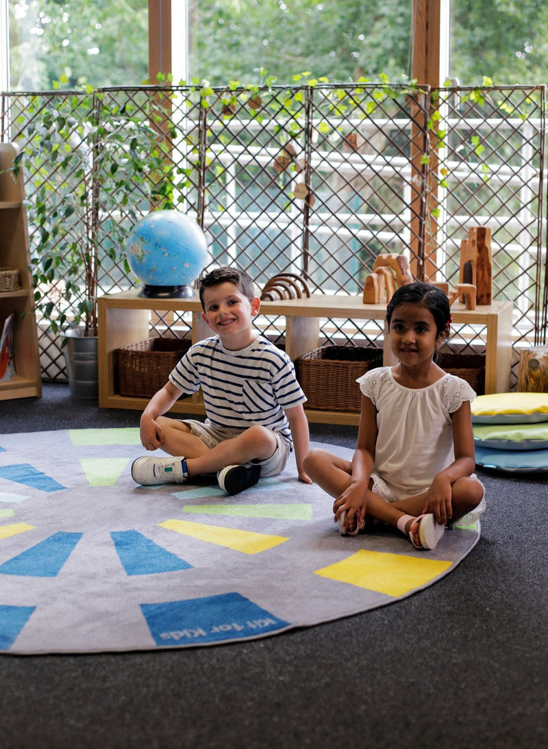 Starburst 2m Circular Carpet, Learning SPACE