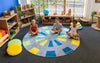 Starburst 2m Circular Carpet-Dropship,Kit For Kids,Mats & Rugs,Round,Rugs,Wellbeing Furniture-Learning SPACE