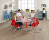 Start Right Height Adjustable Table - Rectangle-Classroom Furniture,Classroom Table,Height Adjustable,Metalliform,Rectangular,Table,Wellbeing Furniture-Learning SPACE