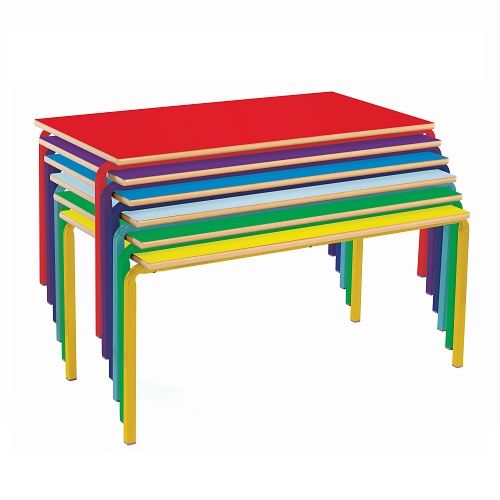 Steel Frame Blue Table FLASH SALE, Learning SPACE