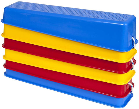 Step-A-Logs Pk6 - Help develop balance and proprioceptive skills-Active Games,Additional Need,Balancing Equipment,Calmer Classrooms,Dyspraxia,EDX,Exercise,Games & Toys,Gross Motor and Balance Skills,Movement Breaks,Playground Equipment,Proprioceptive,Sensory Garden,Stock-Learning SPACE