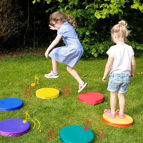 Step and Sound Pads – Step, Listen, Learn!-Early Years Musical Toys,EDUK8,Music,Music Class Pack,Outdoor Musical Instruments,Stepping Stones-Learning SPACE