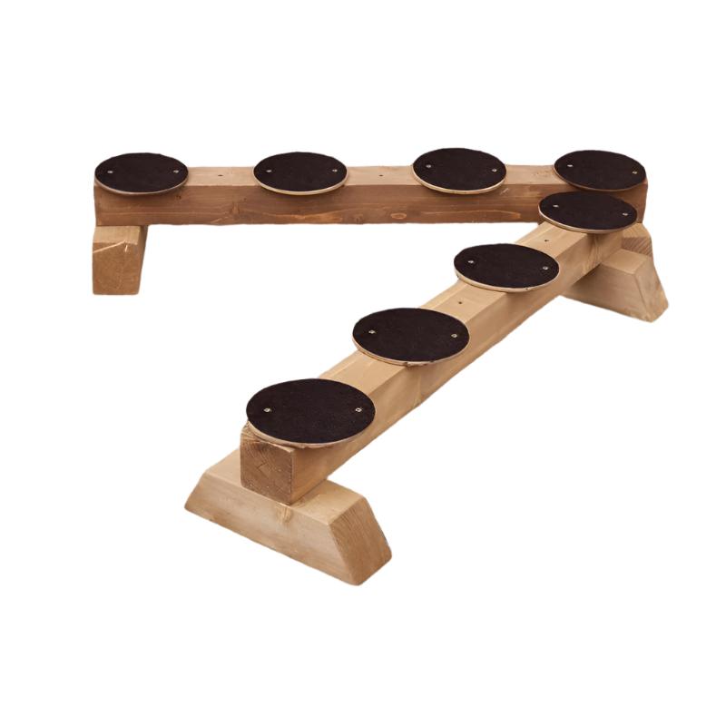 Stepping Stone Balancer (2Pk)-Cosy Direct,Cosy Outdoor,Forest School & Outdoor Garden Equipment,Gross Motor and Balance Skills,Outdoor Climbing Frames,Outdoor Play,Outdoor Toys & Games-Learning SPACE