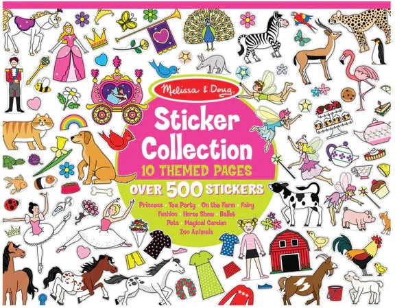 Sticker Collection - Pink-Art Materials, Arts & Crafts, Baby Arts & Crafts, Early Arts & Crafts, Early Years Books & Posters, Stock-Learning SPACE